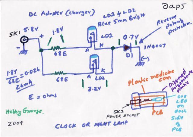 LED Lamp - Simple Bed-Lamp Circuit