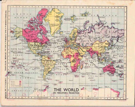 Wonder Atlas with Pink British Empire